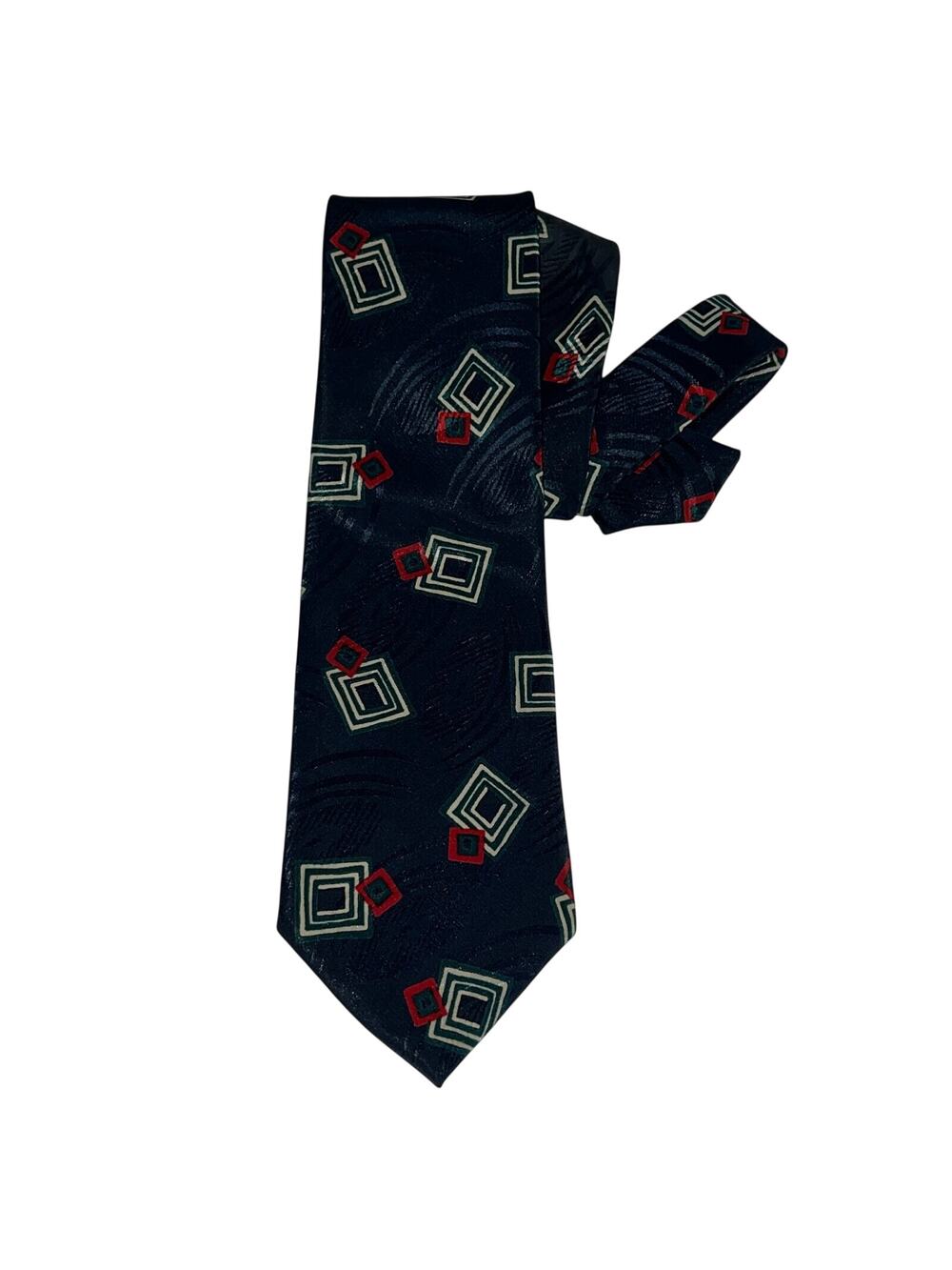 Wembley Starshine Mens Navy Geometric Tie